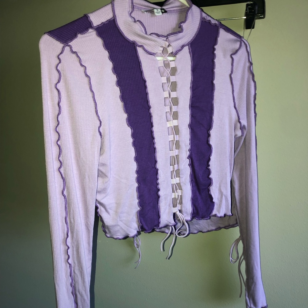 Purple Skirt Set